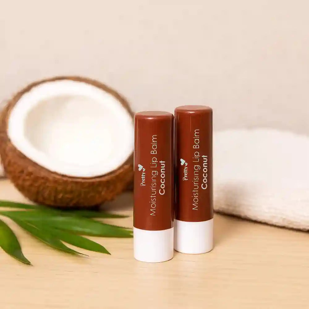 Moisturizing Lip Balm 6 Pack – Coconut Hydrating Lip Care by Tidesmit Lip Care Tidesmit