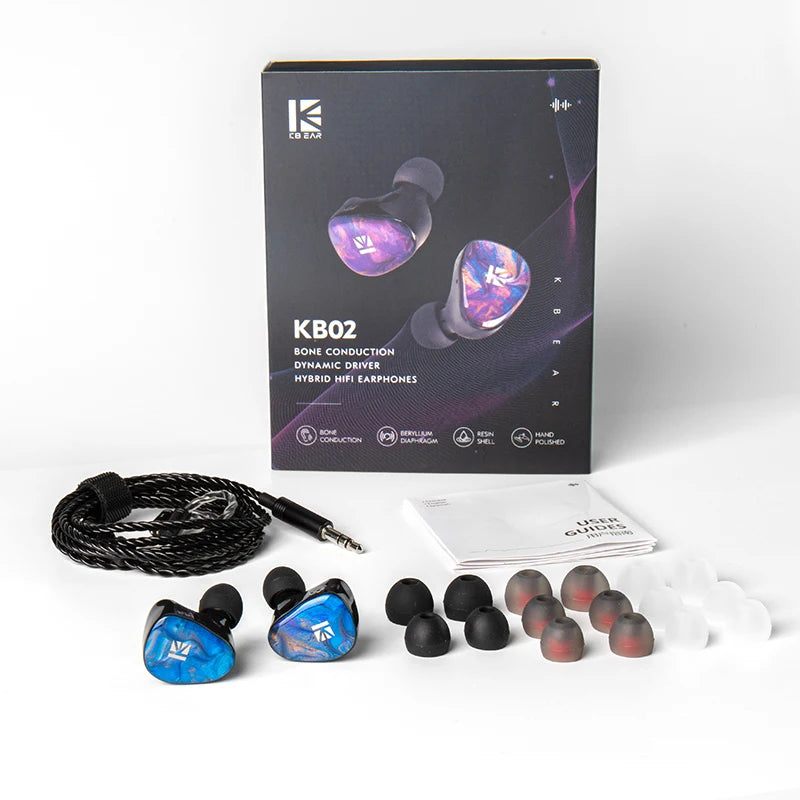 Dual Dynamic Driver IEM Earphones with Detachable Cable Tidesmit