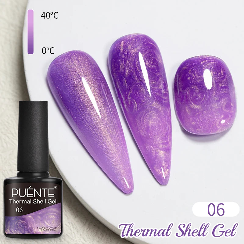3D Sculpture Gel Nail Polish 15ml - Professional Soak Off Formula Permanent Makeup Machines Thermal Shell 06 Tidesmit