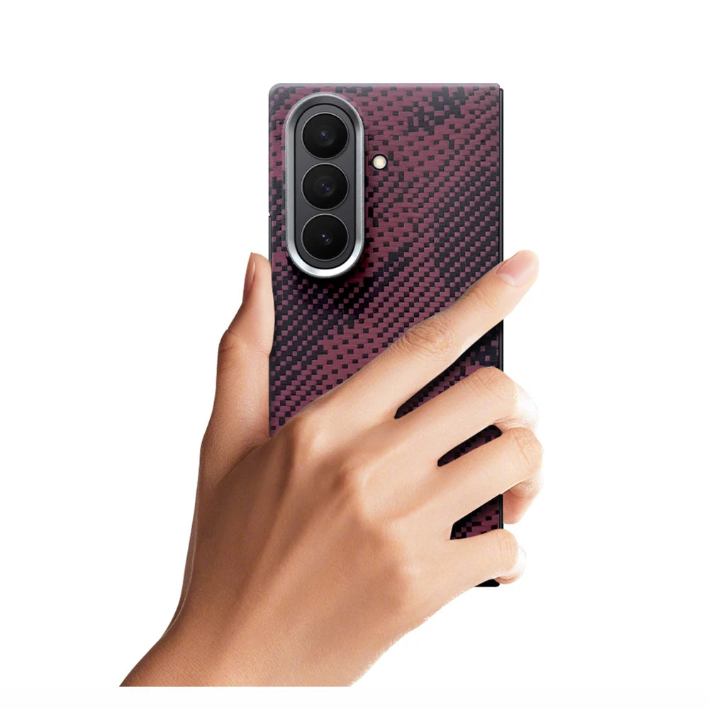 Galaxy Z Fold 7 Aramid Carbon Fiber Case with MagSafe Slim Fit Tidesmit