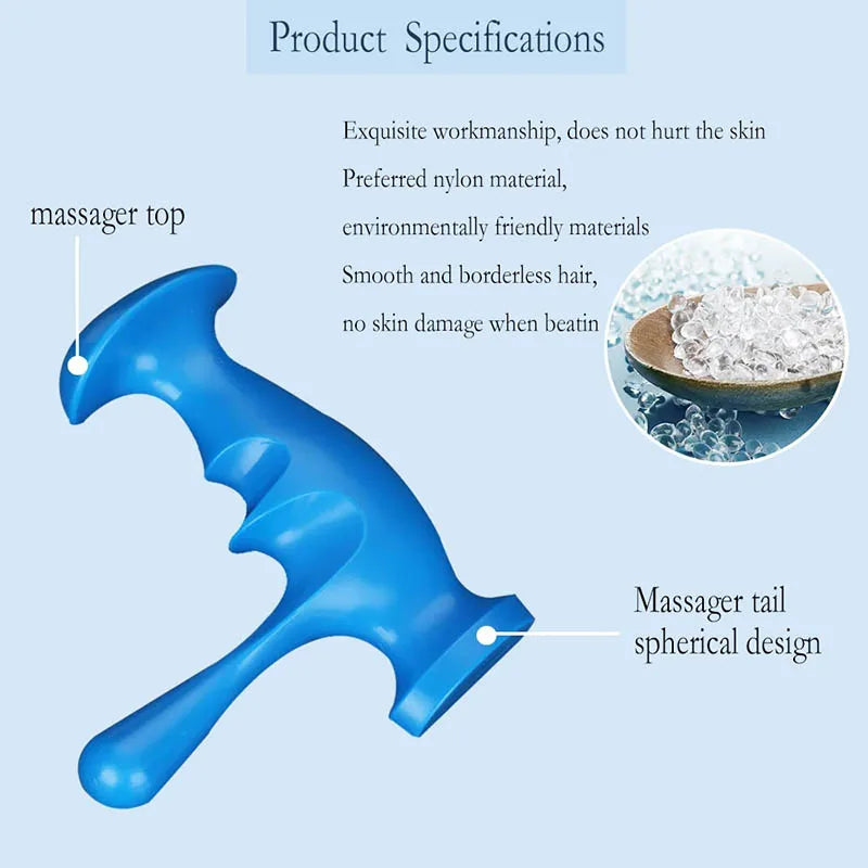 Deep Tissue Massage Tool Set - Trigger Point Relief - Violet Back Massage Instrument Tidesmit