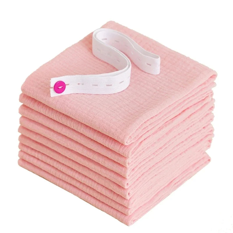 8/10pcs lot 100% Cotton Baby Gauze Diapers For Newborn Baby Nappy Changing 45*43cm Washable Soft Baby Towels