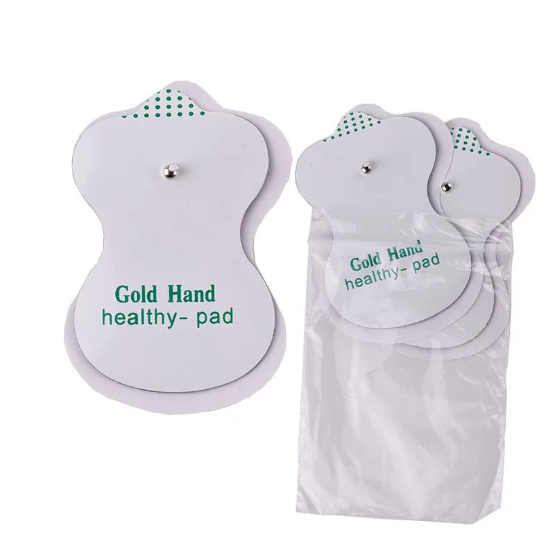 TENS Unit Electrode Pads: Reusable Muscle Stimulator Gel Sets Back Massage Instrument Tidesmit