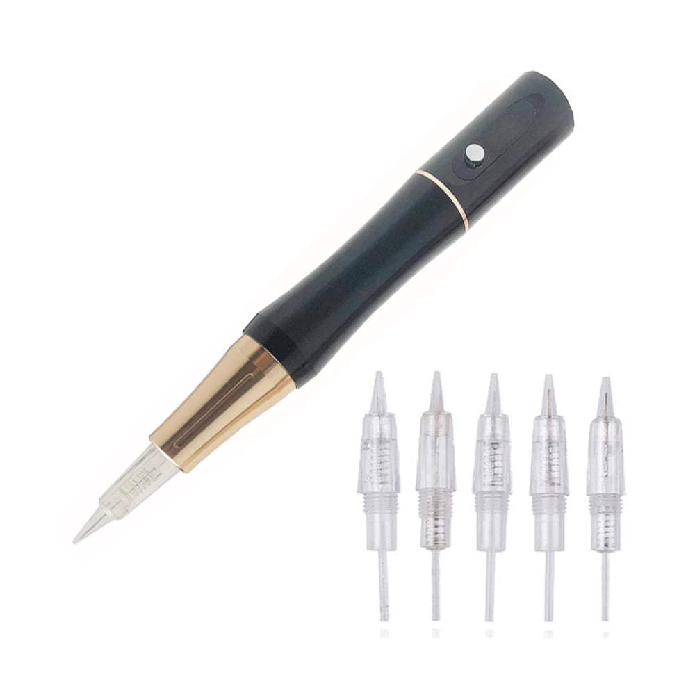 PMU Machine for Eyebrows | Professional Digital Microblading Pen Permanent Makeup Machines Black Machine Tidesmit