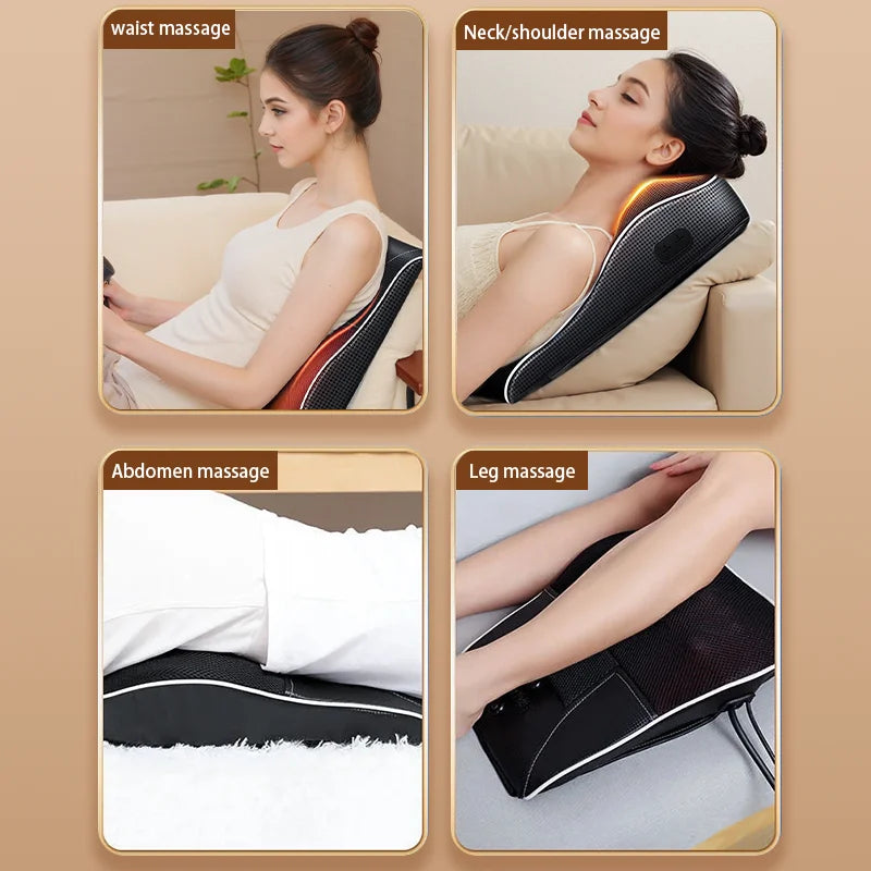 Electric Cervical Pillow with Heated Airbag for Neck Relaxation Relaxation Treatment Tidesmit