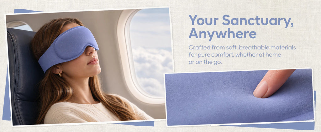 3D weighted eye mask,3D Breathable Soft Comfortable Eye Mask for Sleeping,Light Blocking,Microgravity alleviates eye fatigue
