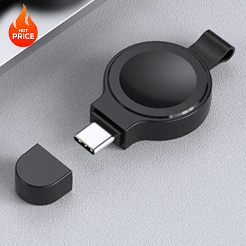Magnetic Wireless Charger for Apple Watch - Qi Certified Fast Charging Tidesmit
