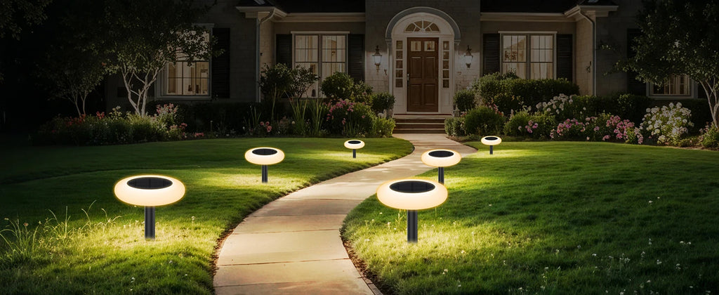 Colorful Solar Lights Outdoor Color Changing Solar Lights Pathway Lights Garden Lights For Landscape Walkway Patio Yard Garden