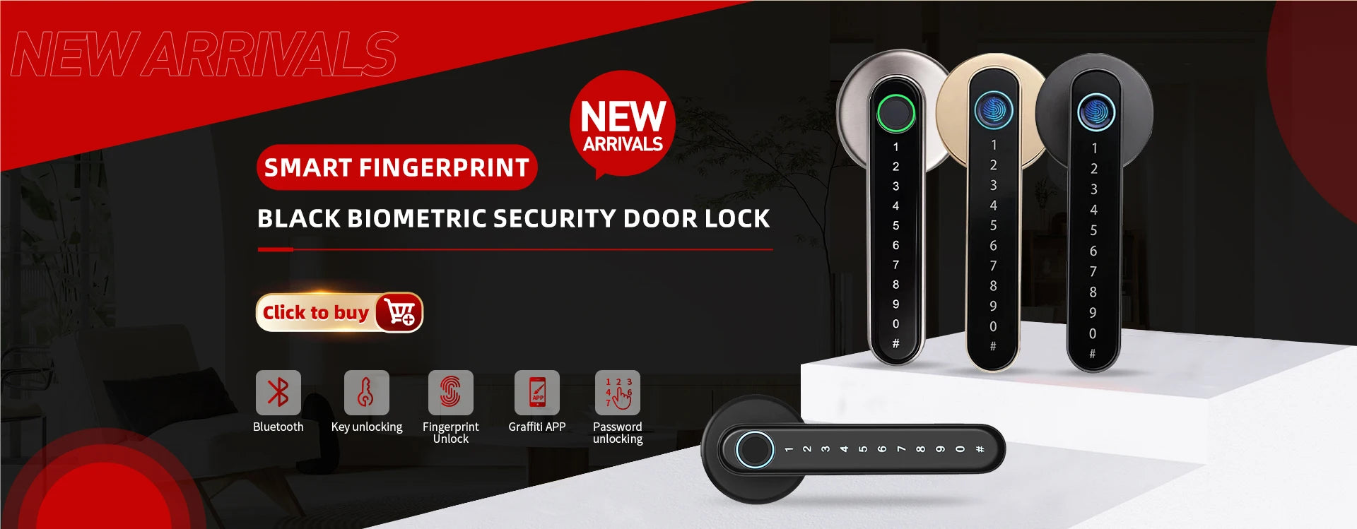 NAIERDI 2.4" LCD Smart Doorbell Camera, Electronic Digital Peephole Viewer with Night Vision Photo Recording Door Hardware