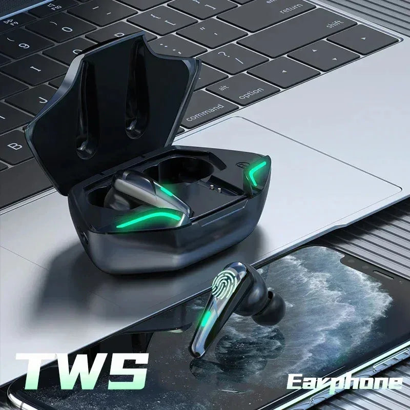 Wireless Gaming Earbuds with Mic Noise Cancelling - Black Tidesmit Tidesmit