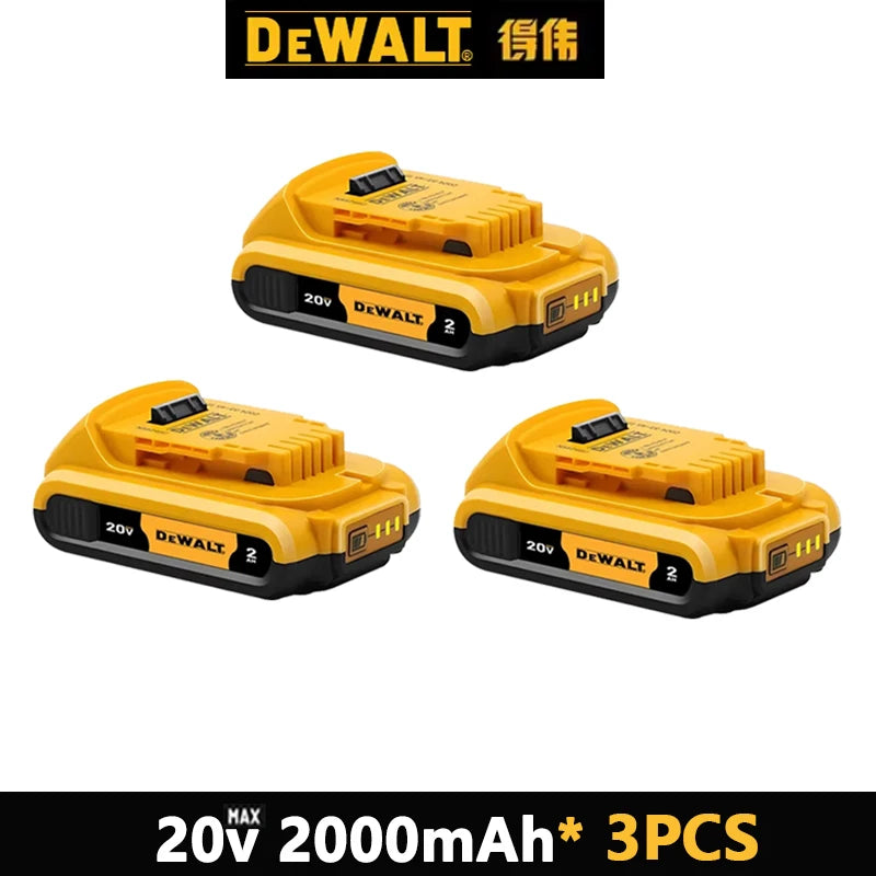 DeWALT 100% Original Battery 20V/60V 6Ah 9Ah MAX FlexVolt for DCB606 DCB205 DCB206 DCB209 DCB182 Power Tool with Charger