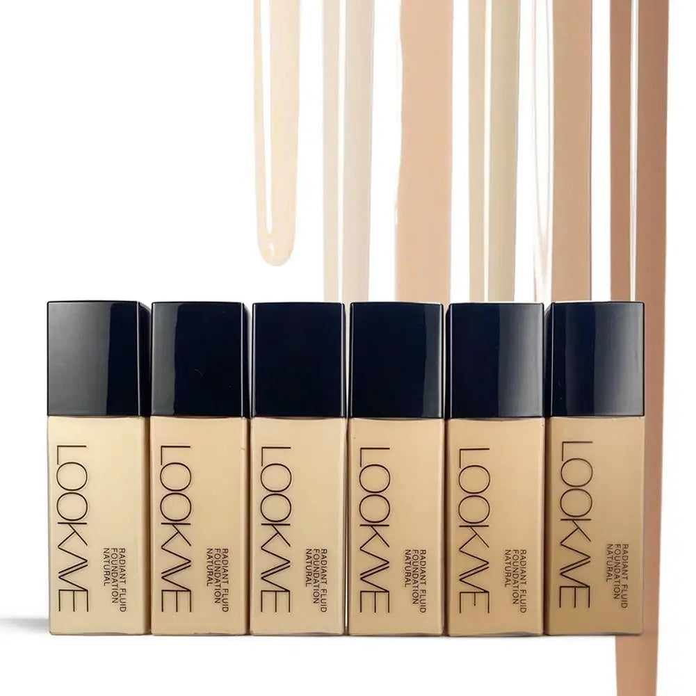 Tidesmit LOOKAVE long lasting full coverage matte foundation liquid concealer texture detail