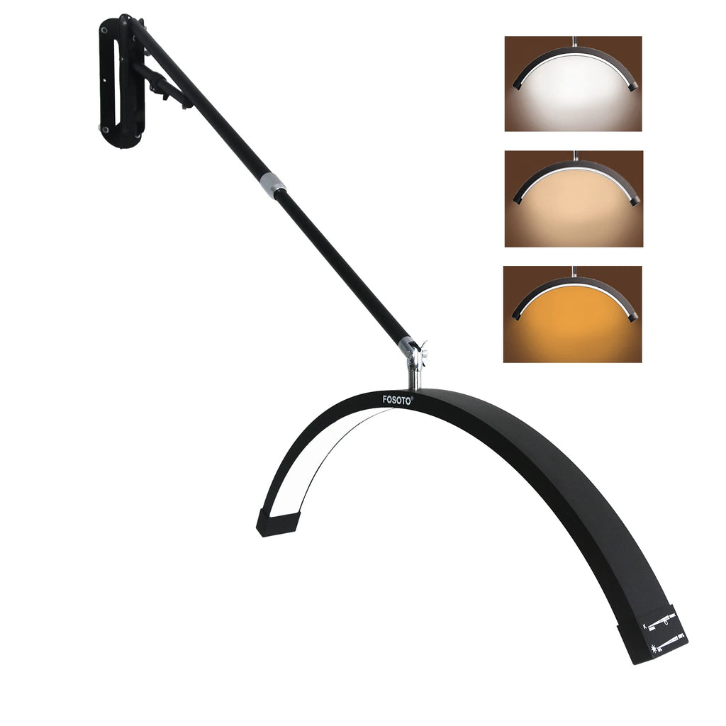 Half Moon LED Light for Lash Extensions & Makeup | Adjustable Glow Tidesmit