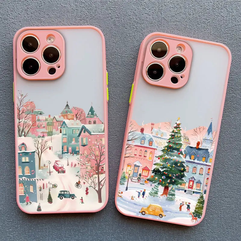 Christmas Cartoon Phone Case for iPhone 16 Pro Max - Shock-Absorbing Cover Tidesmit