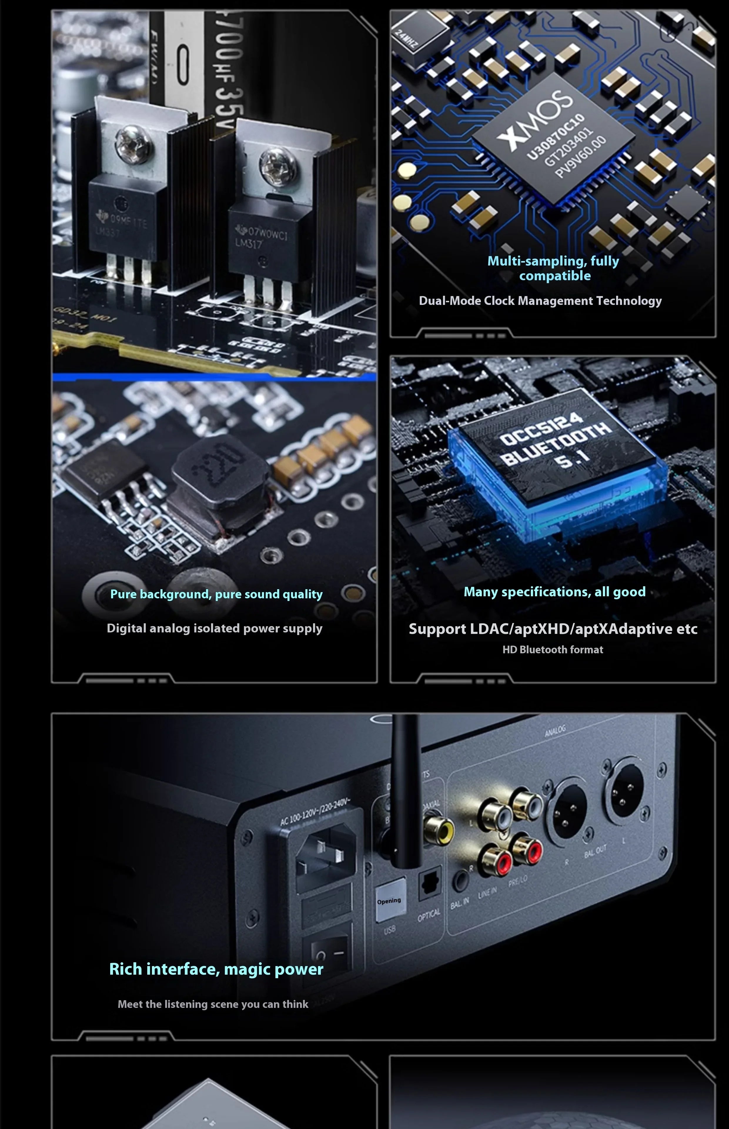 FiiO K9 Pro ESS Desktop DAC and Headphone Amplifier ES9038PRO*2 chip Bluetooth USB DAC DSD Decoder Support MQA