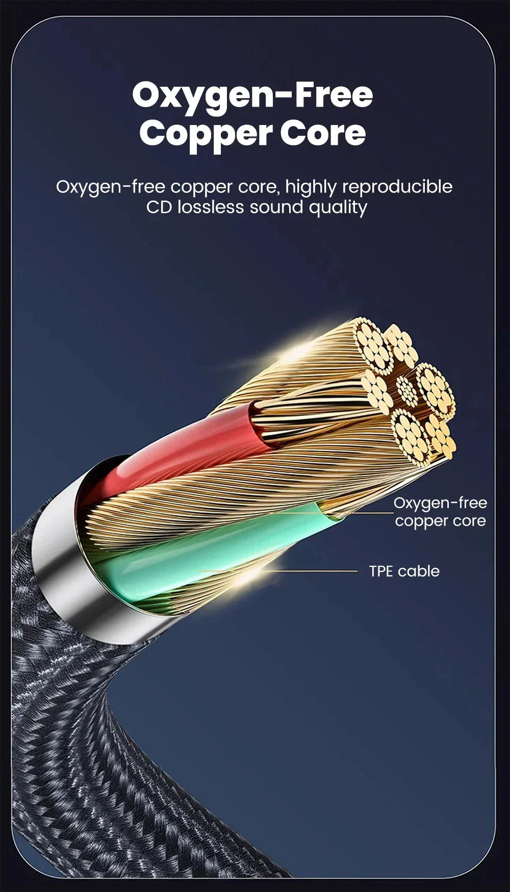 HiFi Wired Headphones with Microphone and Deep Bass by Tidesmit Tidesmit