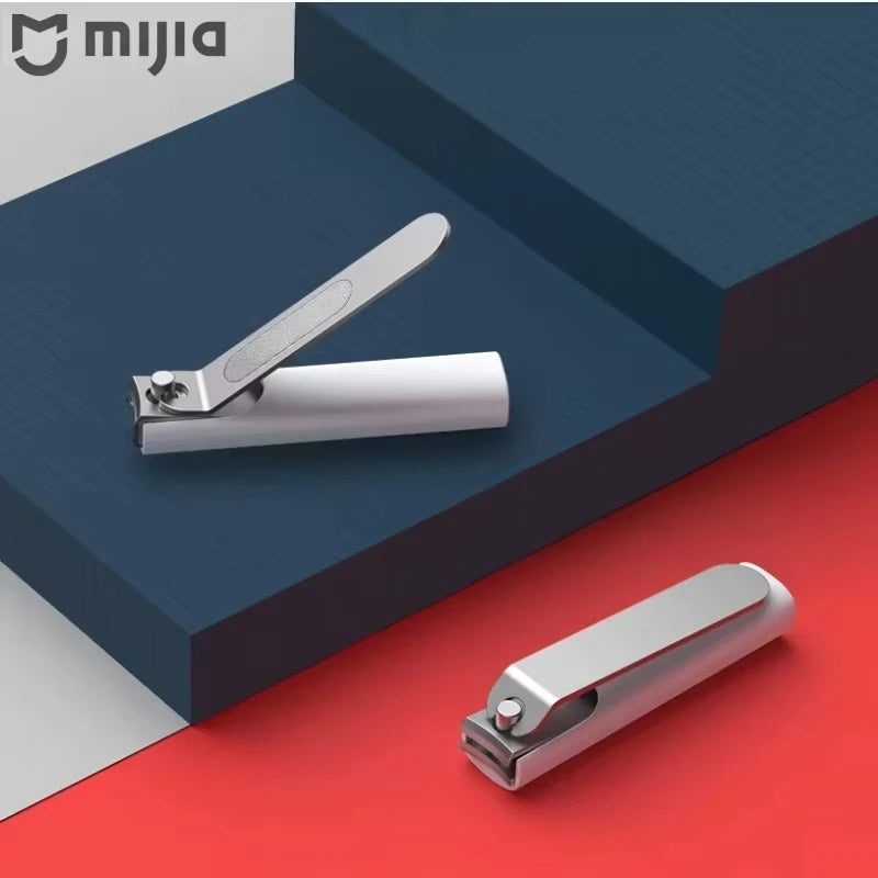 Stainless Steel Nail Clippers with Anti-Splash Case - Tidesmit Default Title Tidesmit