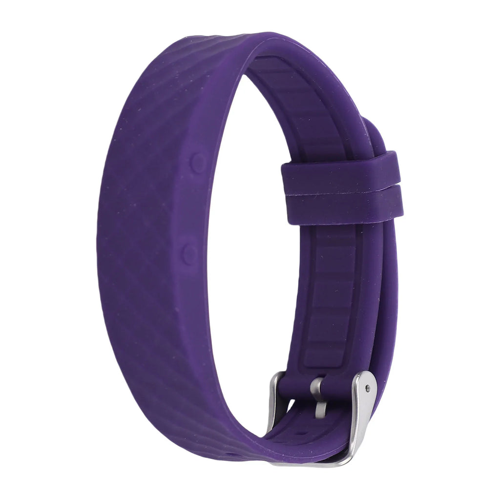 Vibrating Alarm Reminder USB Charging Watch LED Fitness Tracker Watch with Timer for Calories Sleep Tracking Purple