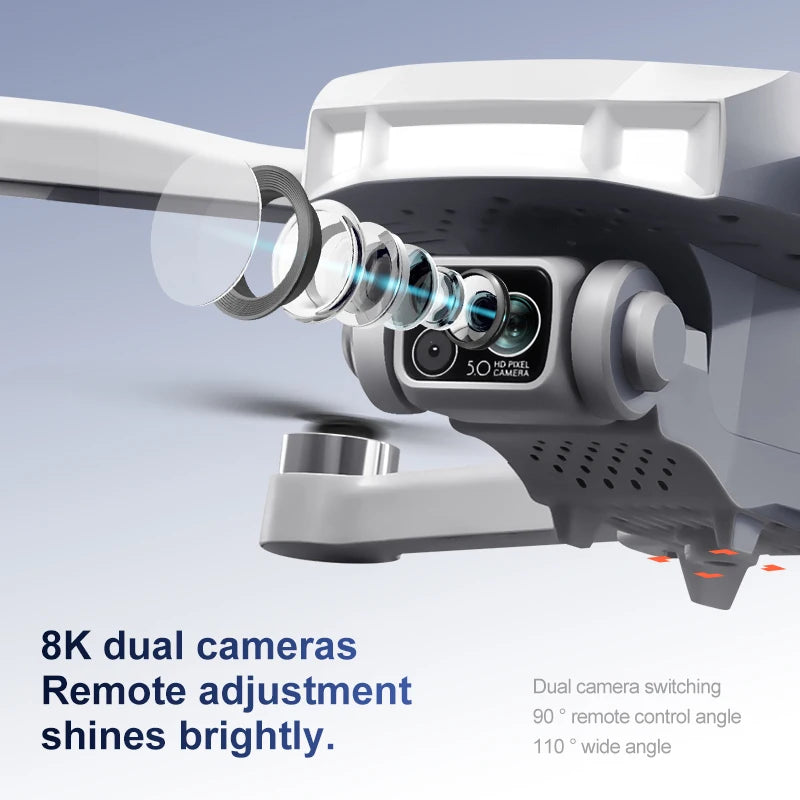 Tidesmit 4K GPS Foldable Camera Drone with Obstacle Avoidance Tidesmit