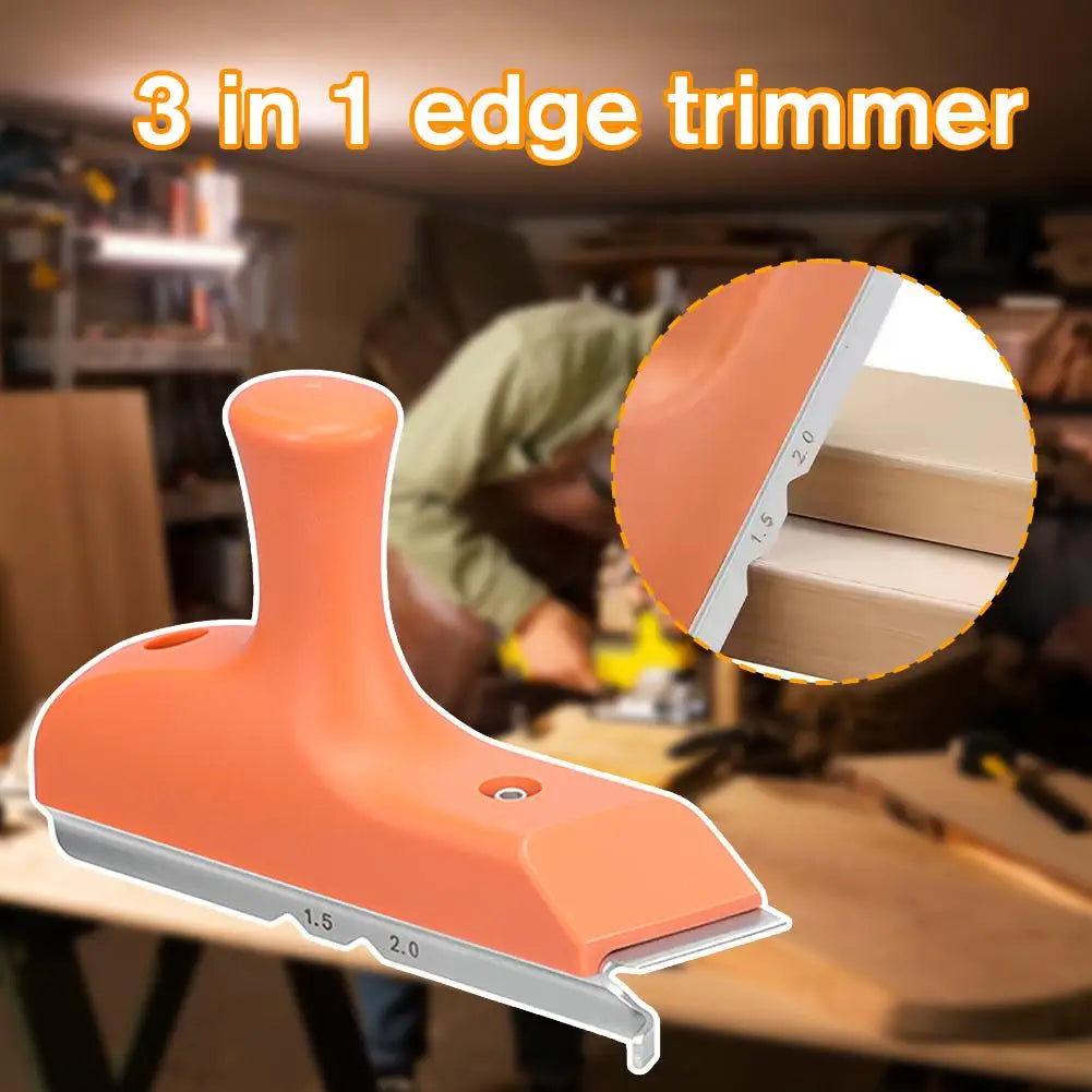 Right Angle/arc Universal Trimming Knife Woodworking 3-in-1 Edge Deburring Scraper Precision Wood Board Mini Chamferer Tools