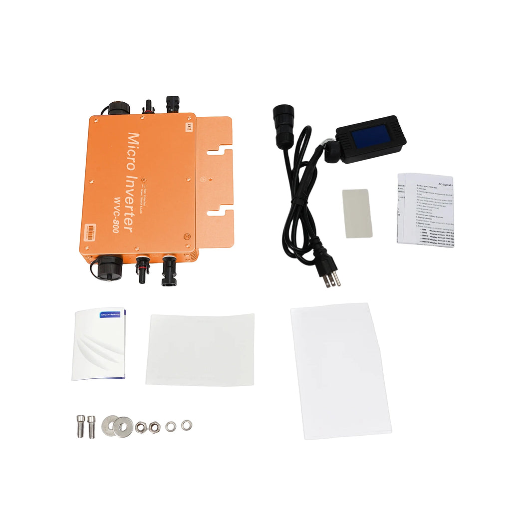 800W Solar Power Inverter, Solar Power Inverter with LCD Display, 32-bit DSP Full Digital SPWM Control, High Security