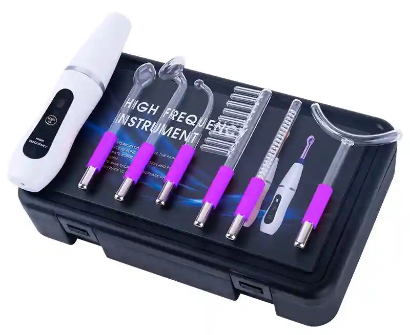 High Frequency Wand 6-in-1 Facial Device - Professional Skin Care Eye Massage Instrument Tidesmit