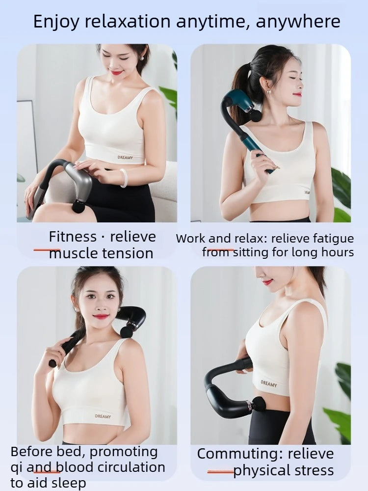 Deep Tissue Massage Gun - Portable Electric Muscle Recovery Tool Massage Chairs Tidesmit