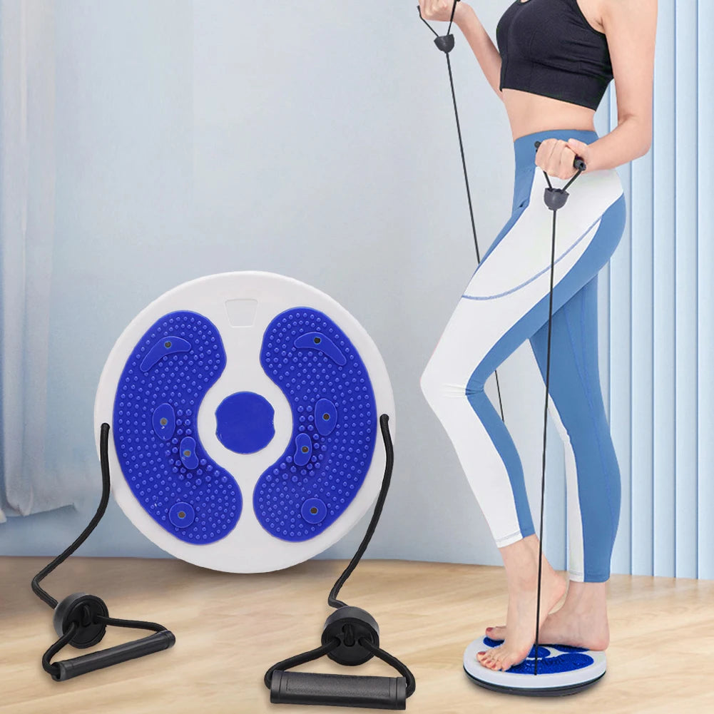 Twist Waist Disc with Resistance Bands for Core and Full Body Shaping Body Shaping Massage Equipment Tidesmit