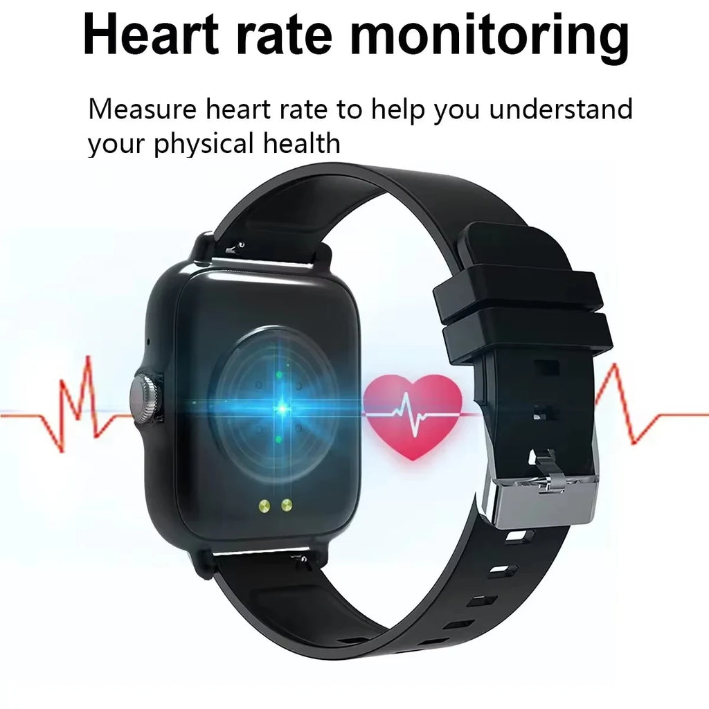 2026 New Smart Watch 1.83'' Inch HD Screen Bluetooth Call Sleep Blood Oxygen Pressure Health Monitoring Watches For Women Men