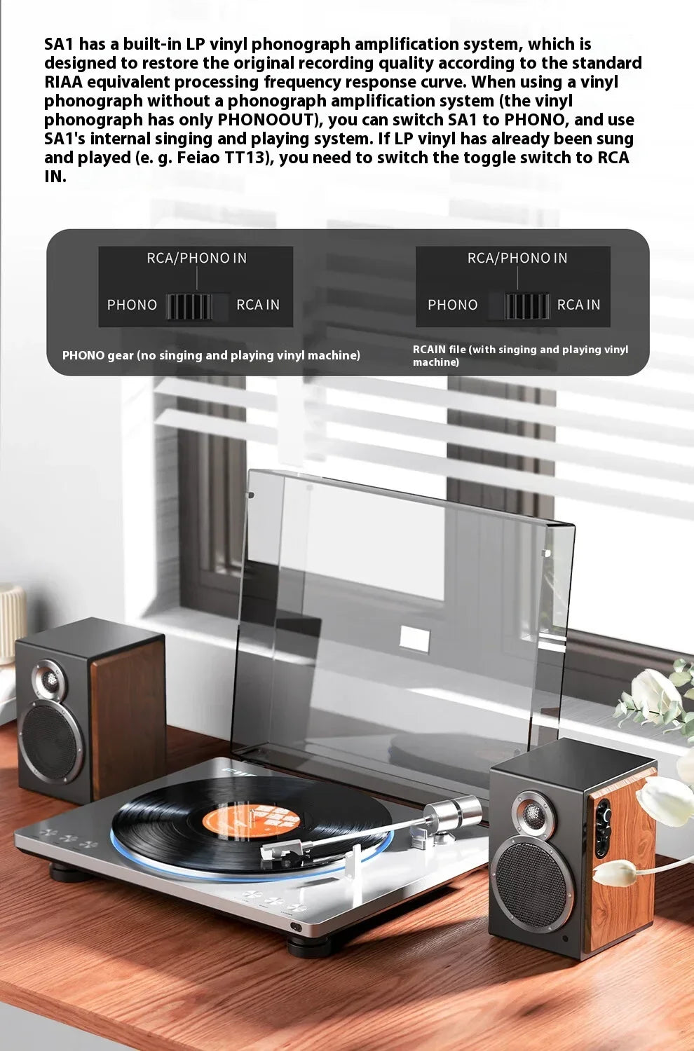 FiiO SA1 Active Speaker Desktop Bluetooth Speaker HIFI Sound Quality 31 Segment High-precision Lossless Customize PEQ LDAC APP