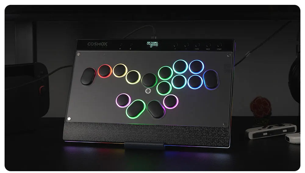 Haute42 C16 Magnetic Leverless Hitbox Controller Stickless Arcade Controller Keyboard For PC/ PS5/PS4 Hitbox Fighting Stick