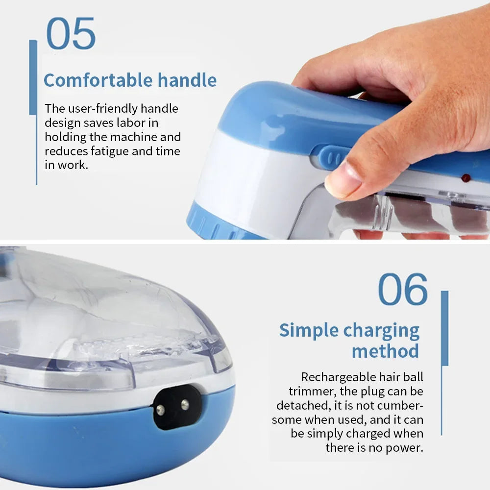 Tidesmit portable electric lint remover and sweater shaver featuring a sleek design for grooming fabric clothes
