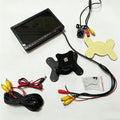 Car Reversing Image, 7-Inch 12-24V Desktop CVBS Monitor - Supports V1/V2 Dual Video Input, Rear View Ruler Camera - Night Vision