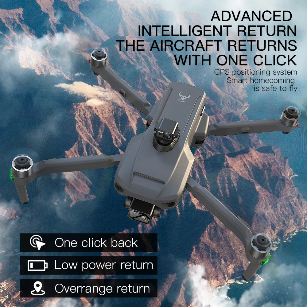 4K GPS Drone with Obstacle Avoidance - Foldable Quadcopter SG909 MAX Tidesmit