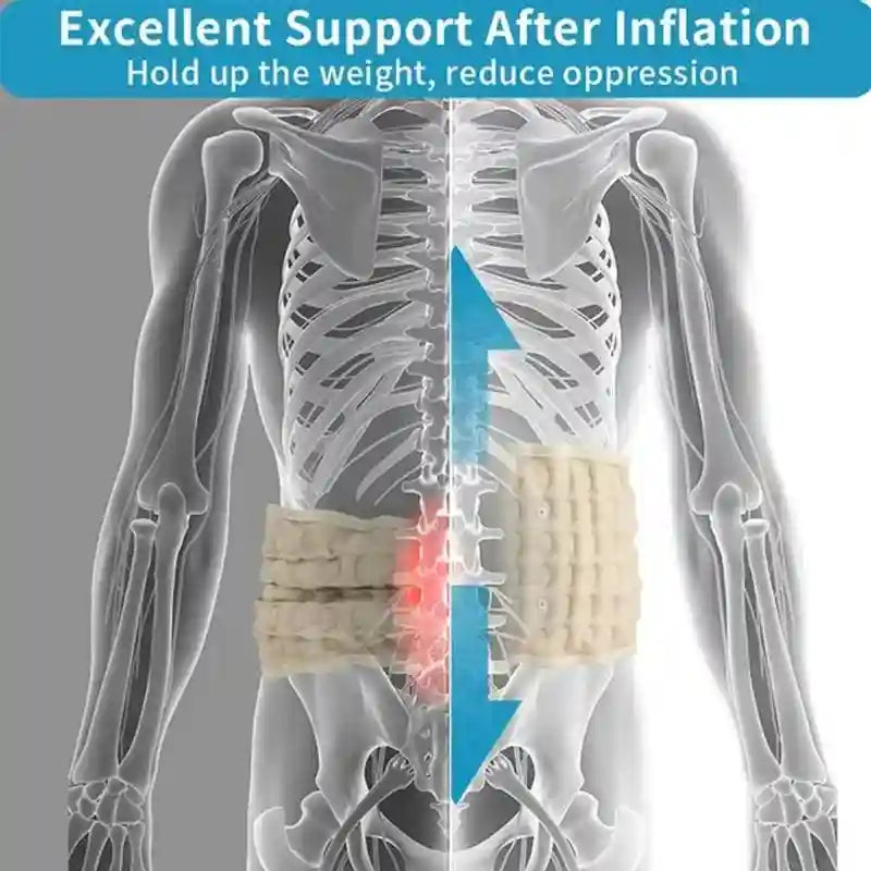 Lumbar Decompression Belt – Adjustable Air Traction Support CR-801A Relaxation Treatment Tidesmit