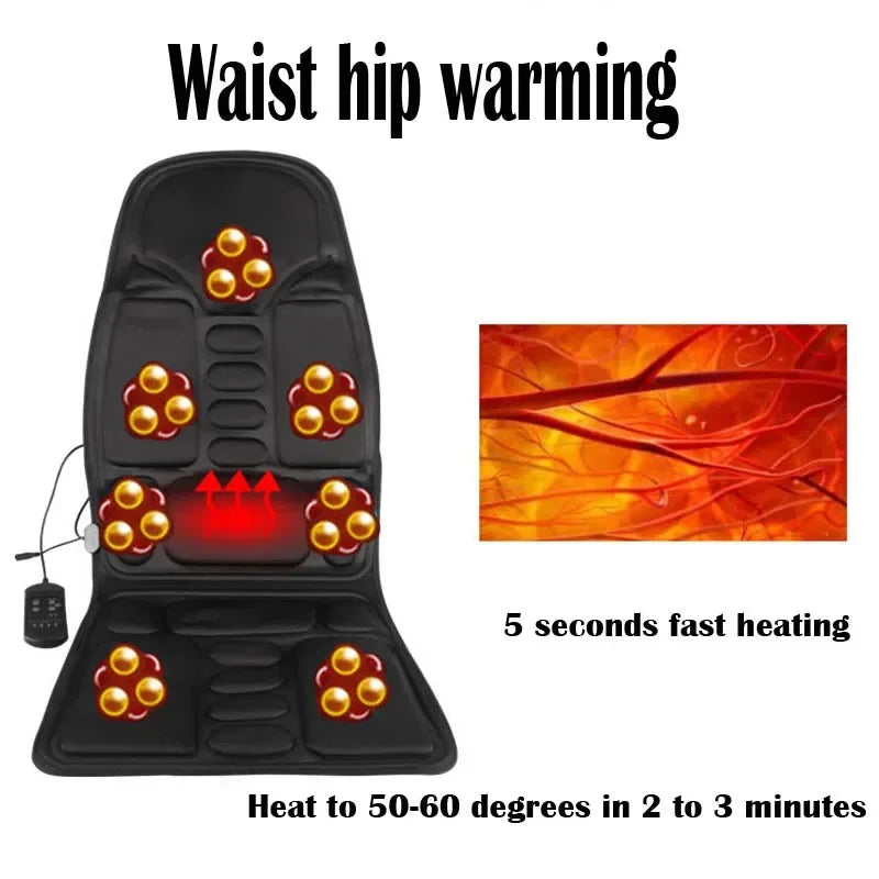 Electric Massage Chair Pad with Heat Therapy & Vibration | Tidesmit Massage Chairs Tidesmit