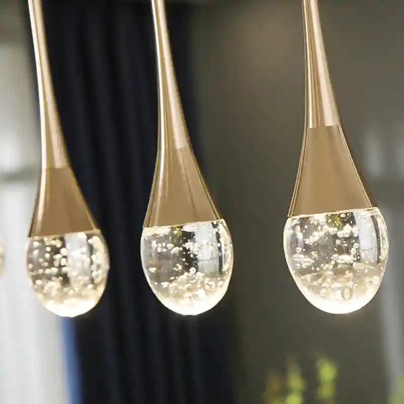 Bubble Crystal Pendant Ring Light for Modern Dining Rooms | Tidesmit Tidesmit