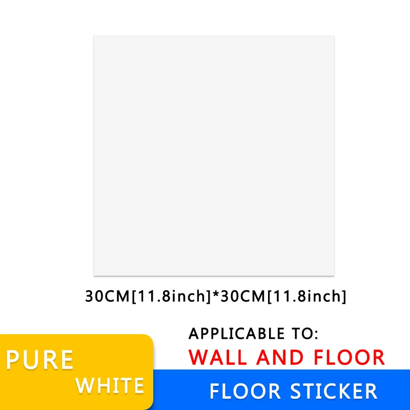 30*30cm PVC Imitation Marble Floor Stickers Self-adhesive Wall Stickers Waterproof Bathroom Decoration Decals