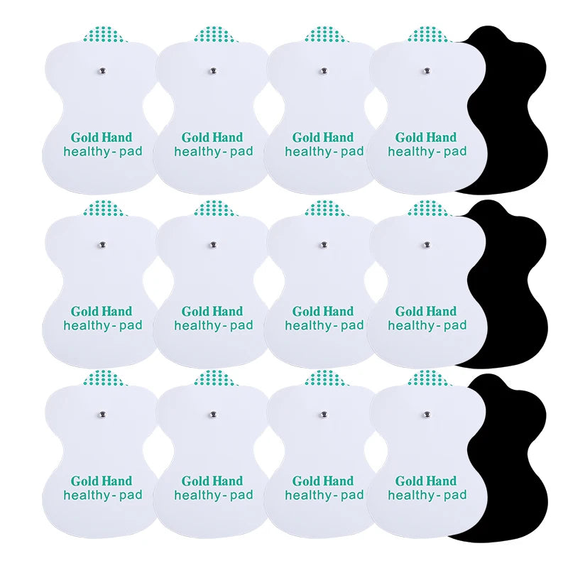 TENS Electrode Pads - Reusable Gel Pads for Electric Massager (50pcs) Back Massage Instrument Tidesmit