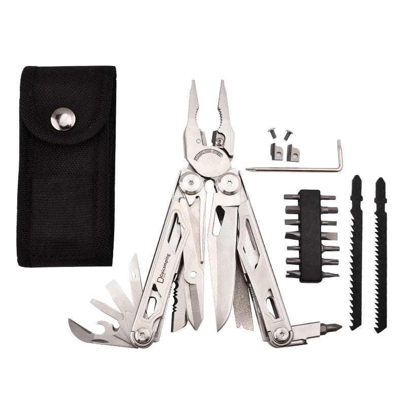 Daicamping DL30 DL301 DL25 Outdoor Camping EDC Plier Set Multifunctional Multitools Hand Multi Tool Folding Multi-tool Kit