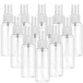 10Pcs Spray Bottle 10ml 30ml 50ml 60ml 100ml Wholesale Empty Vial Refillable Mist Pump Perfume Essential Oil Atomizer Travel