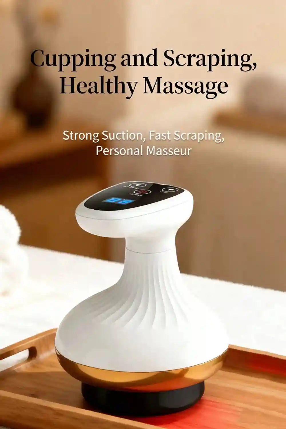 Electric Cupping Massager with Heat Therapy for Deep Tissue Relief Eye Massage Instrument Tidesmit