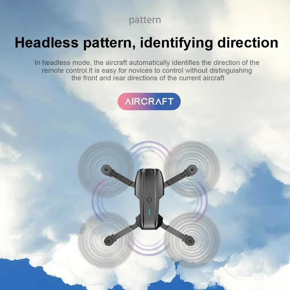 4K Camera Drone - Foldable RC Quadcopter with Obstacle Avoidance Tidesmit