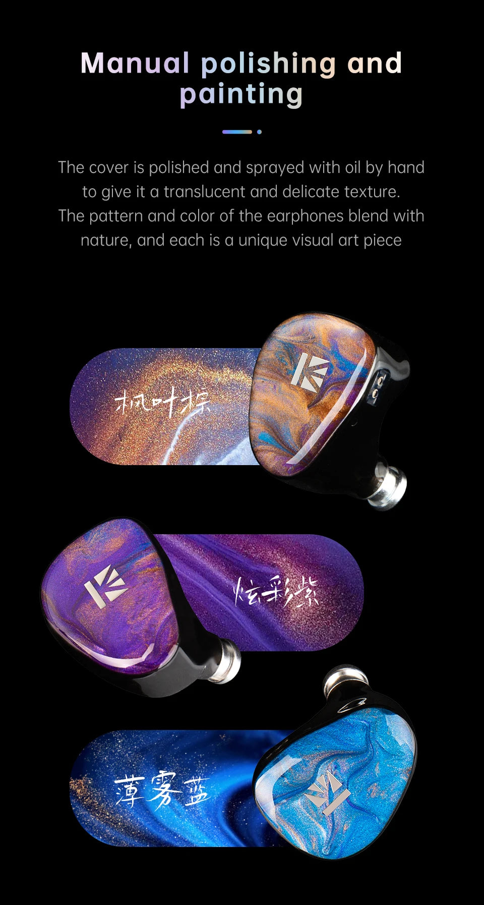 Dual Dynamic Driver IEM Earphones with Detachable Cable Tidesmit