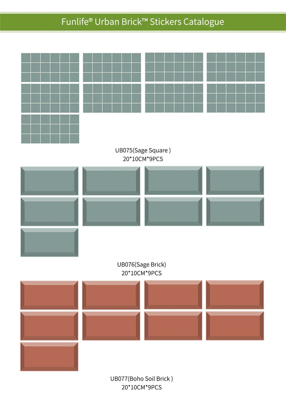 9/27/54PCS Pink Yellow Green Brick Tile Stickers For Kitchen Bathroom Wallpaper Waterproof Peel&Stick DIY Wall Sticker Home Deco