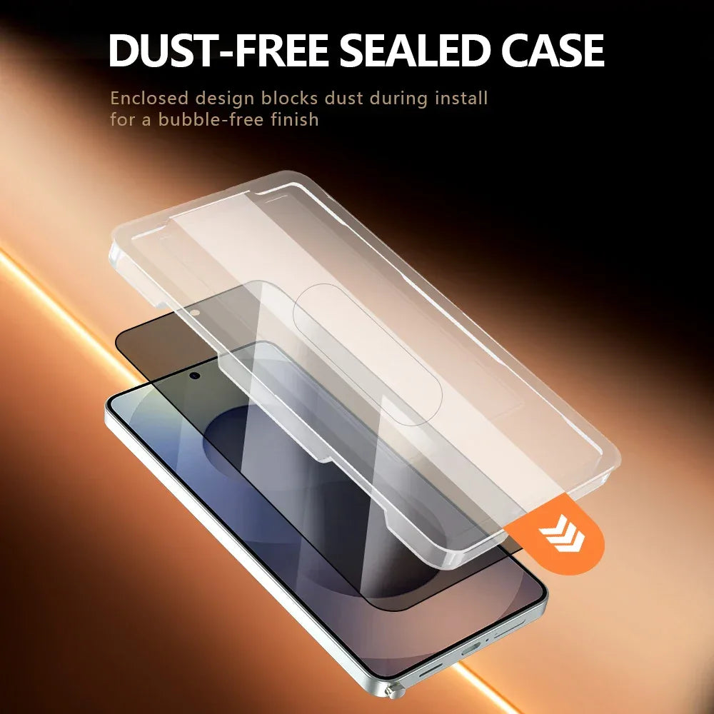 Anti-Spy Screen Protector for Samsung Galaxy S24 Ultra - 9H Privacy Glass Tidesmit
