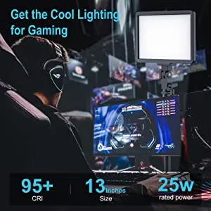 LED Video Light Panel | Adjustable Studio Fill Lamp for Creators Tidesmit
