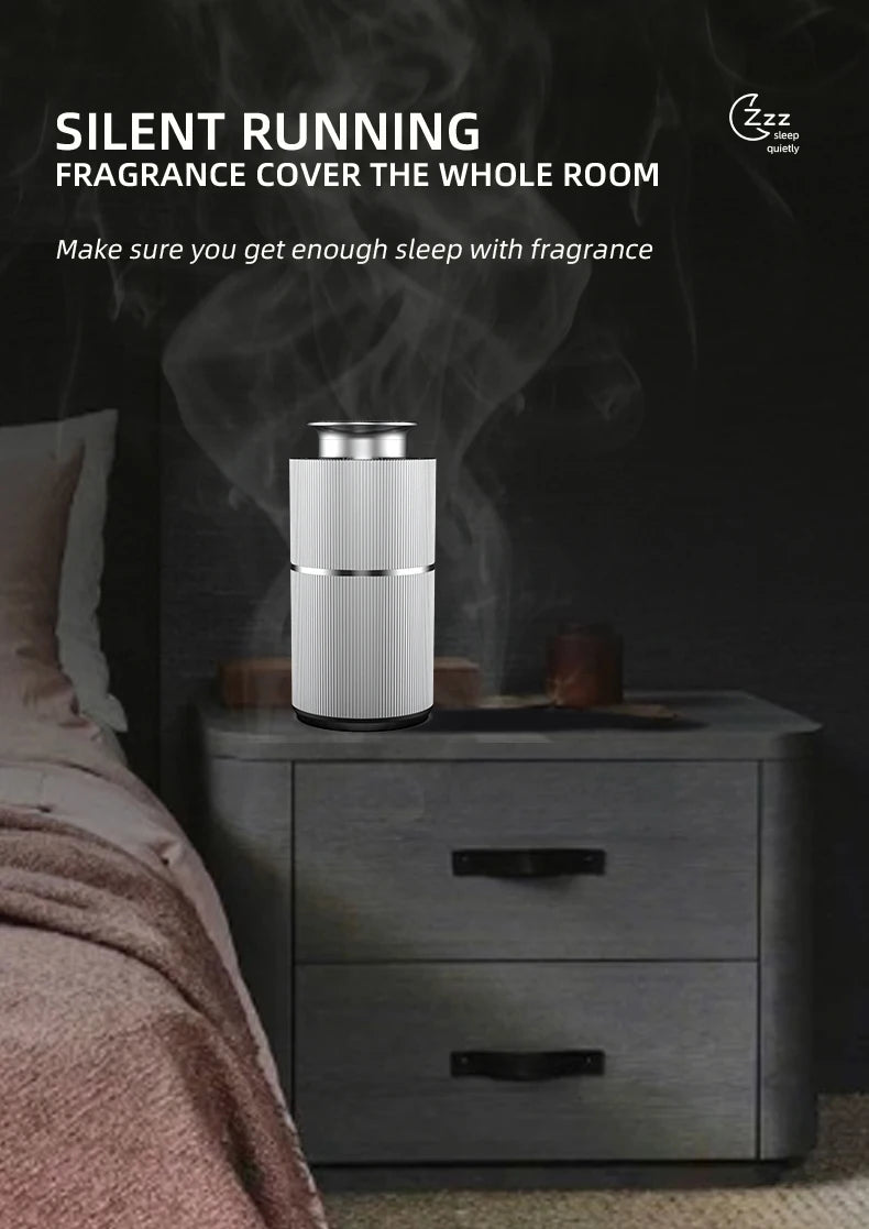 Car Diffuser Waterless Essential Oil Diffuser Aromatherapy Atomizing Diffuser For Office Room Portable Home Freshener Device