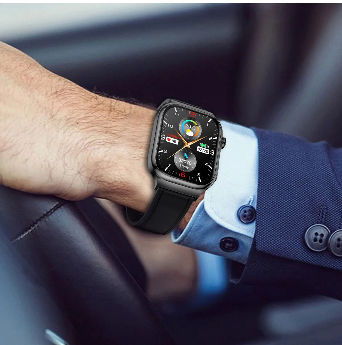 2026 New Hospital Level Health Smart Watch Body Fat ECG Blood oxygen BP Health AMOLED Screen HD Call Sport Smart Watches For Man