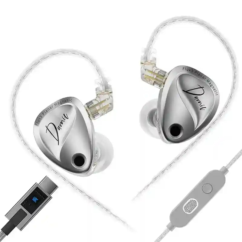 Planar Magnetic IEMs - Wide Soundstage Studio Monitor Wired Earphones Duonictype-c China Mainland Tidesmit